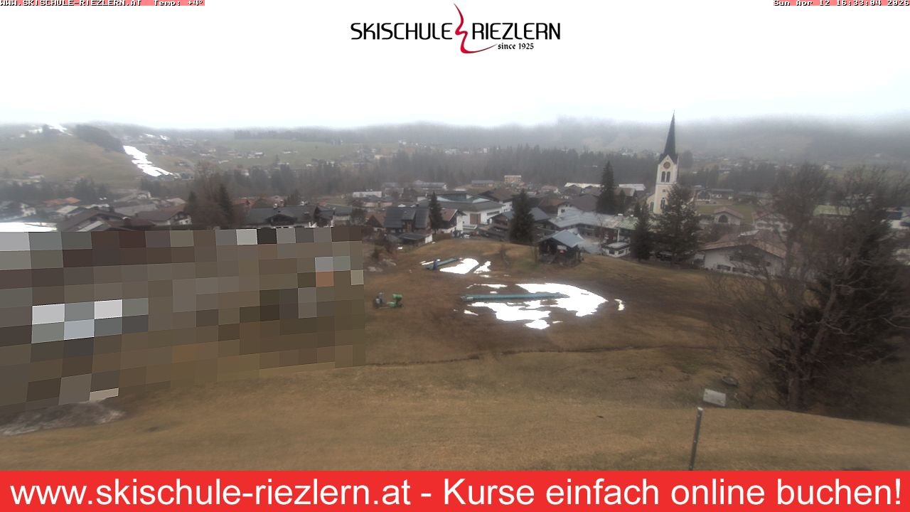 Archived image Webcam Riezlern / Vorarlberg