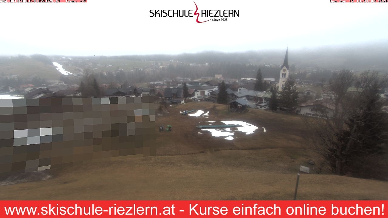 Archived image Webcam Riezlern / Vorarlberg