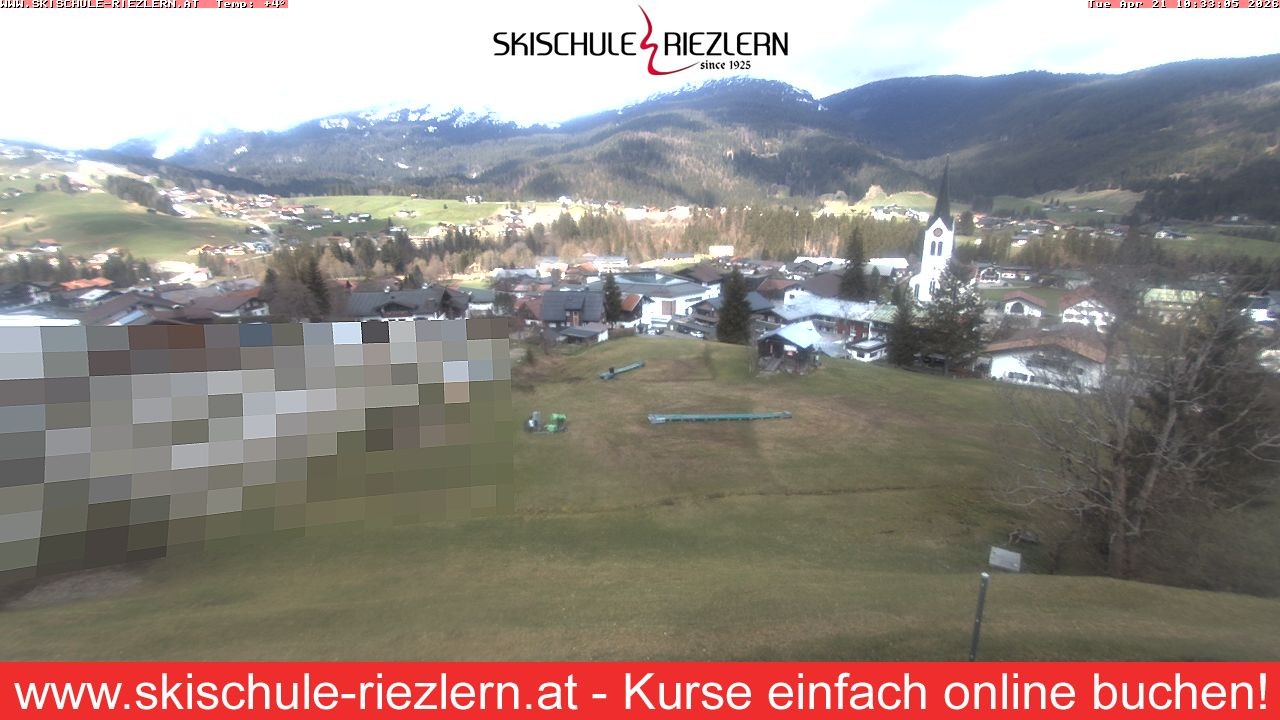 Archiv Foto Webcam Riezlern / Vorarlberg