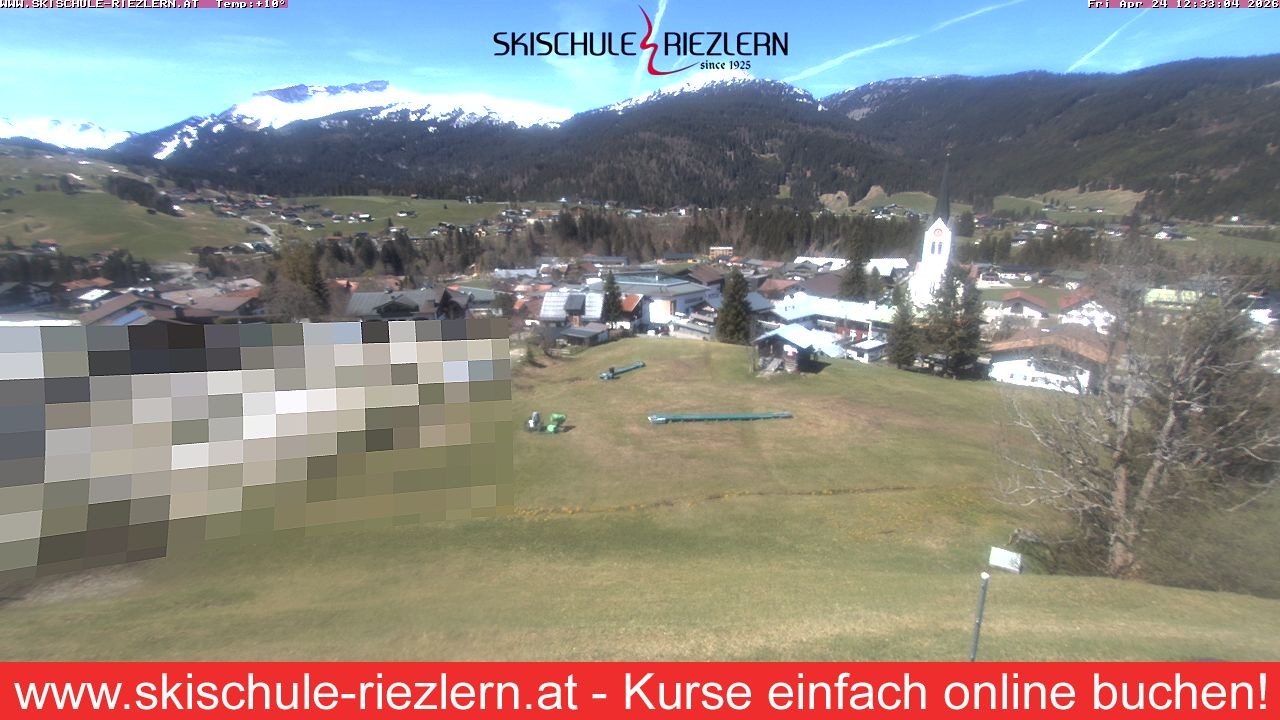 Archived image Webcam Riezlern / Vorarlberg