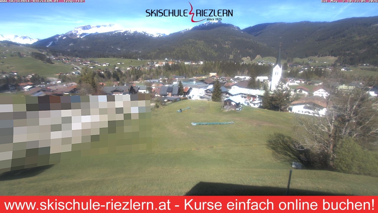 Archived image Webcam Riezlern / Vorarlberg
