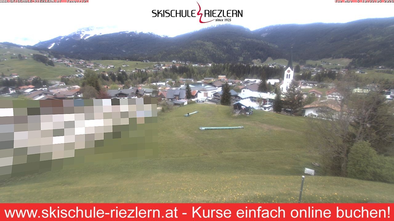 Archived image Webcam Riezlern / Vorarlberg