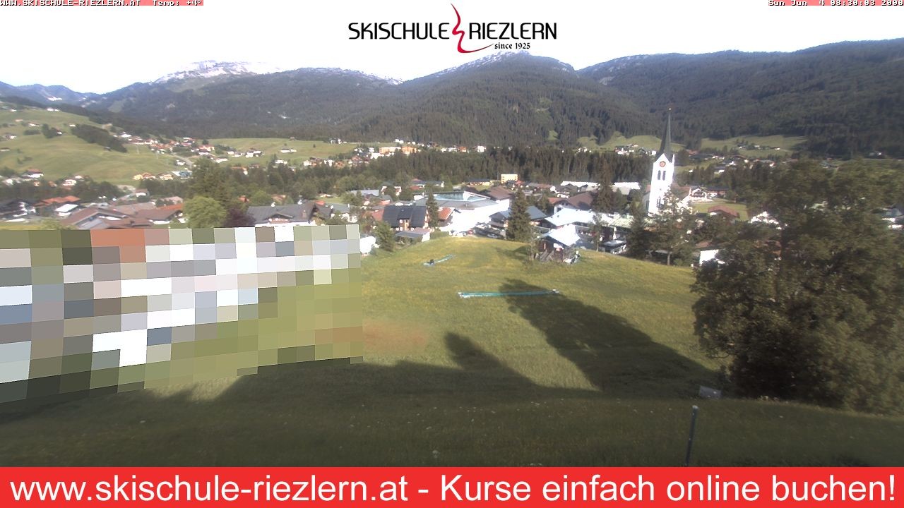 Archived image Webcam Riezlern / Vorarlberg