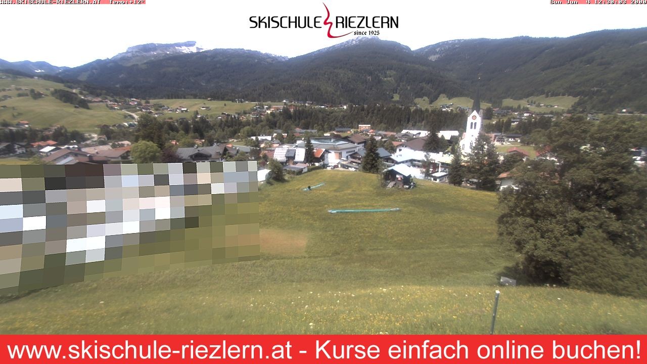 Archived image Webcam Riezlern / Vorarlberg