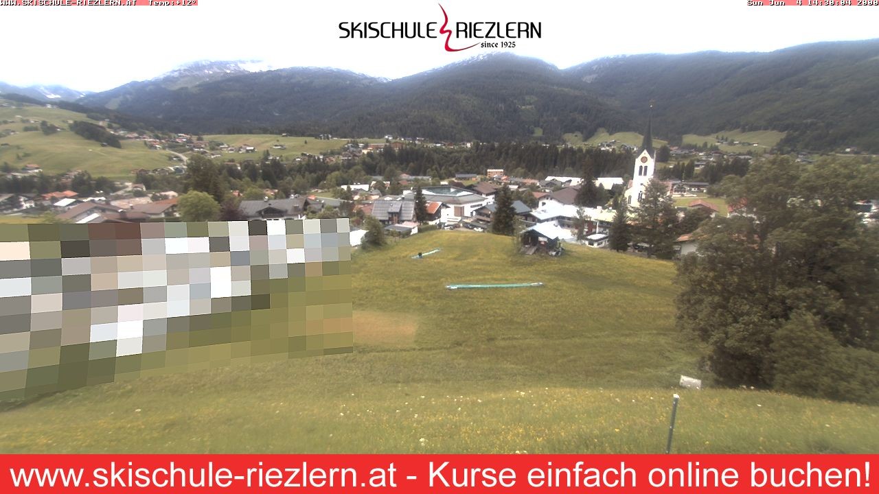 Archived image Webcam Riezlern / Vorarlberg