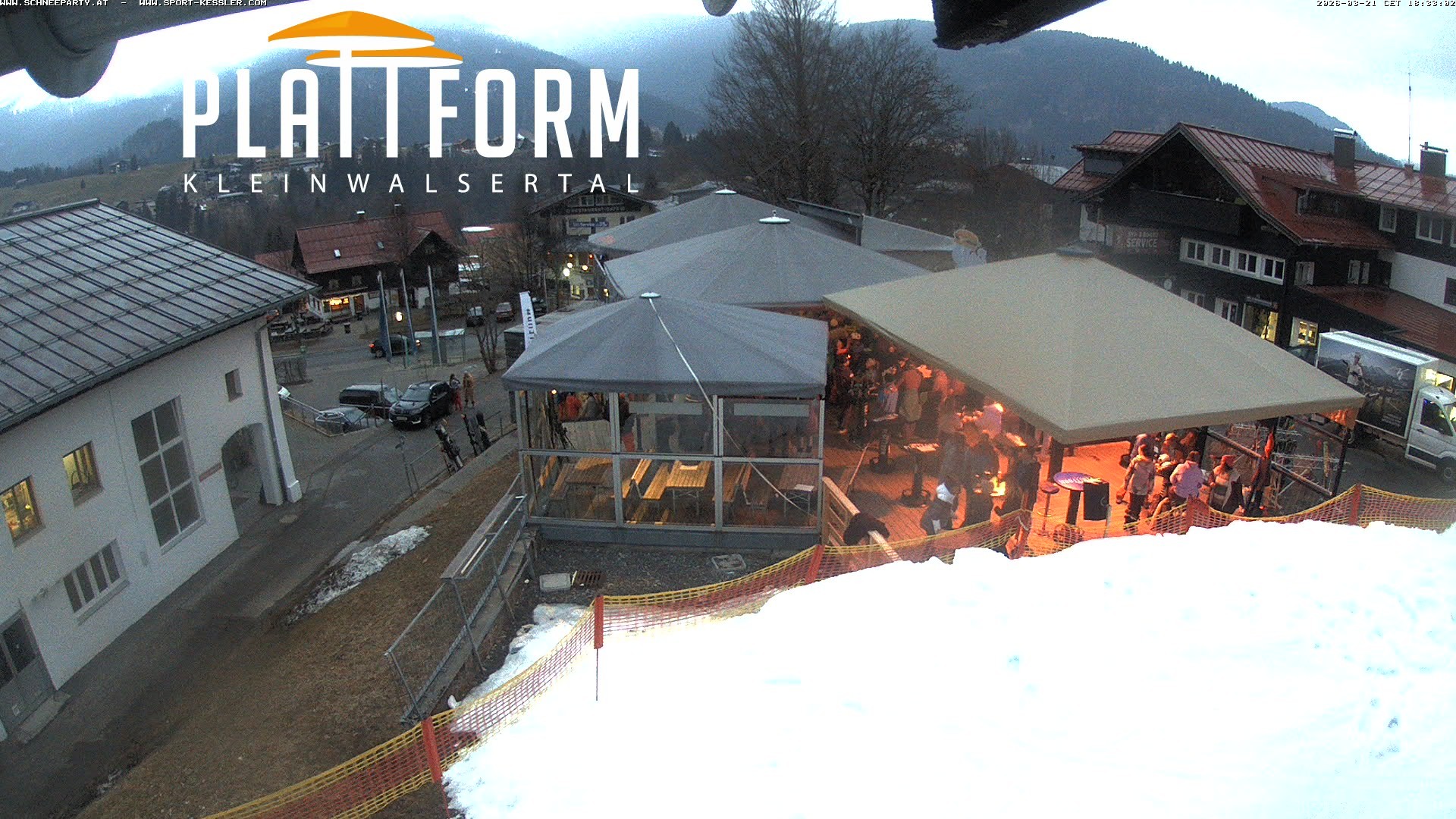 Archiv Foto Webcam Schirmbar in Riezlern