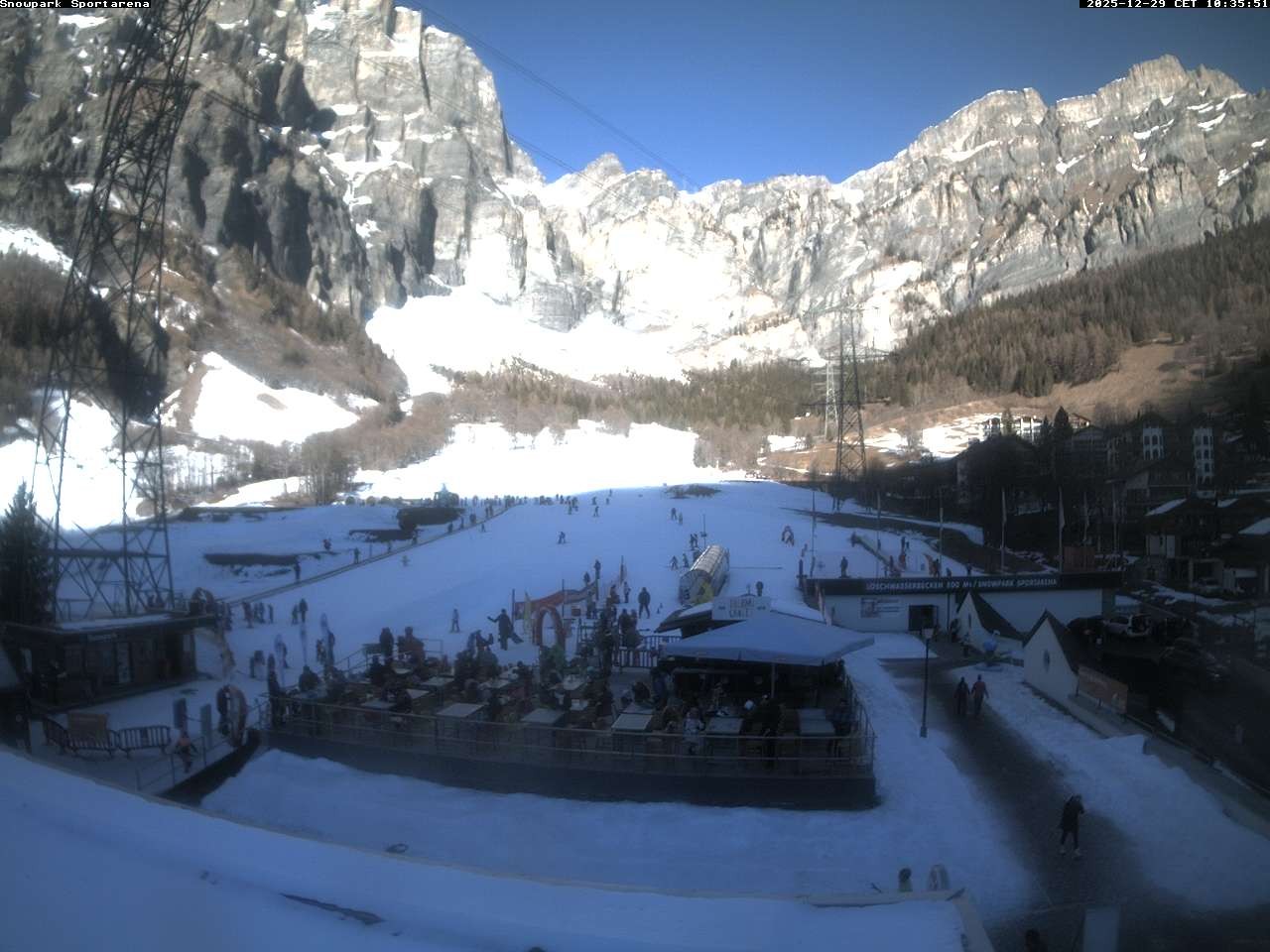 Archiv Foto Webcam Sportarena Leukerbad