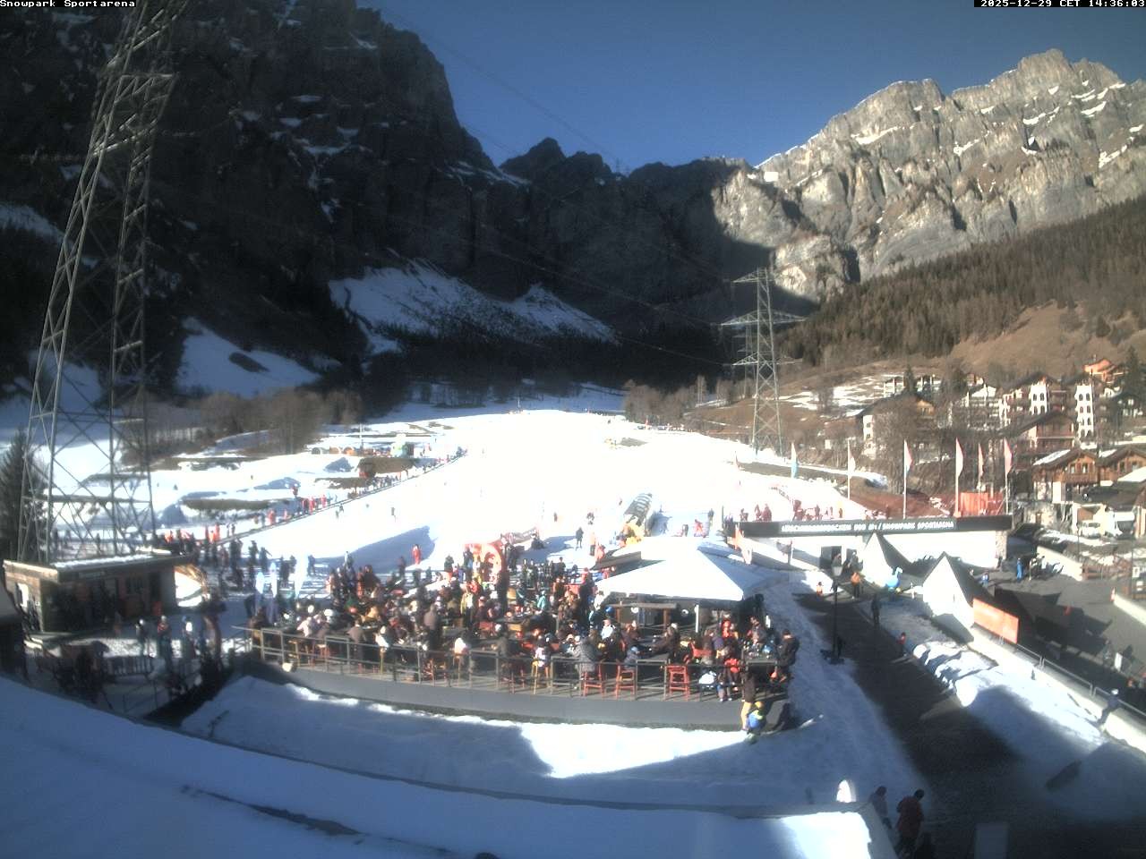 Archiv Foto Webcam Sportarena Leukerbad
