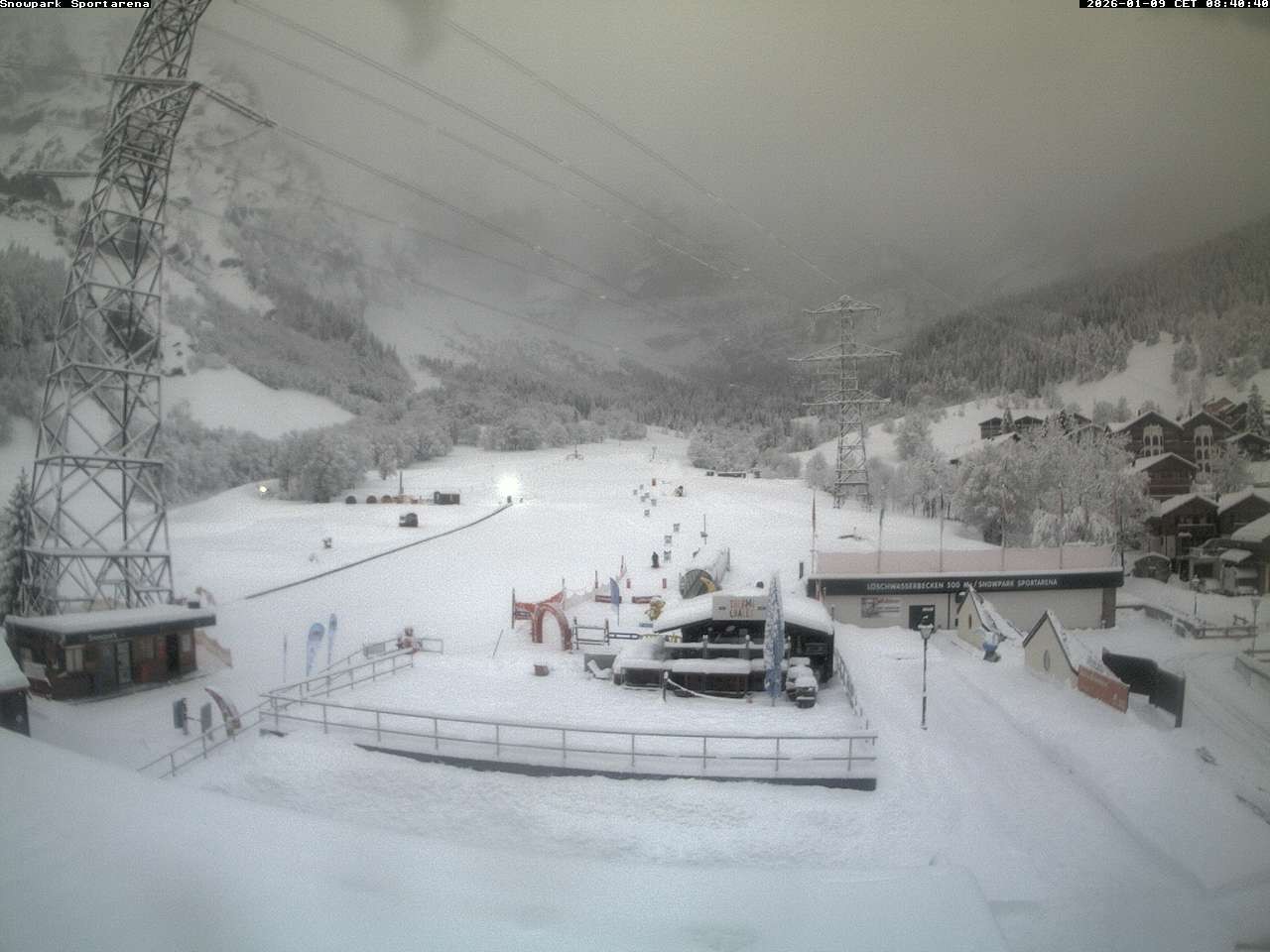 Archiv Foto Webcam Sportarena Leukerbad