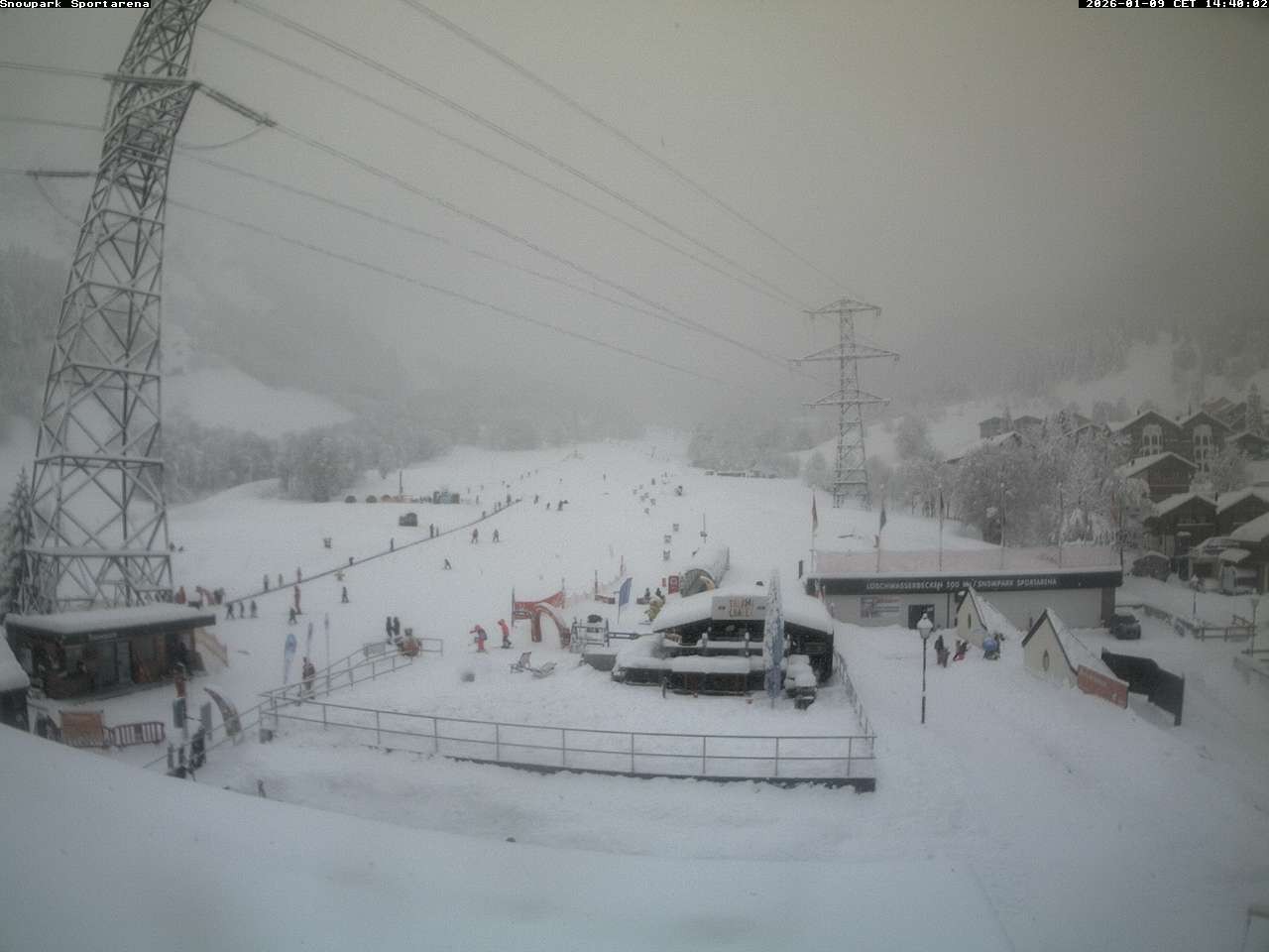 Archiv Foto Webcam Sportarena Leukerbad