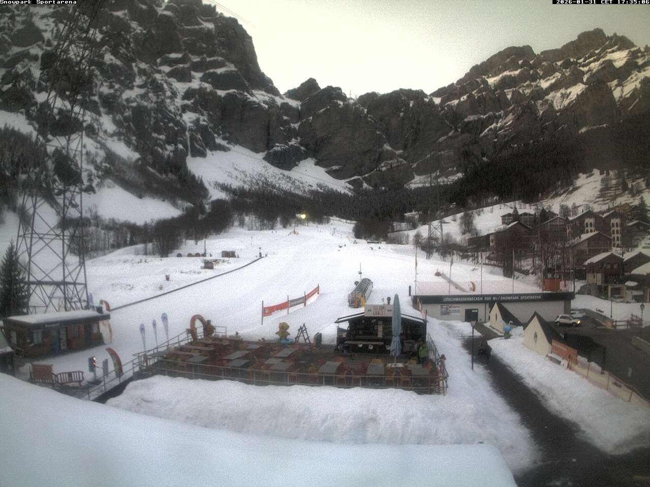 Archiv Foto Webcam Sportarena Leukerbad