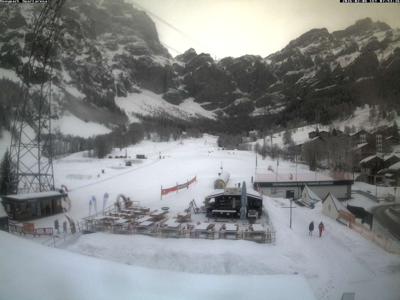 Archiv Foto Webcam Sportarena Leukerbad