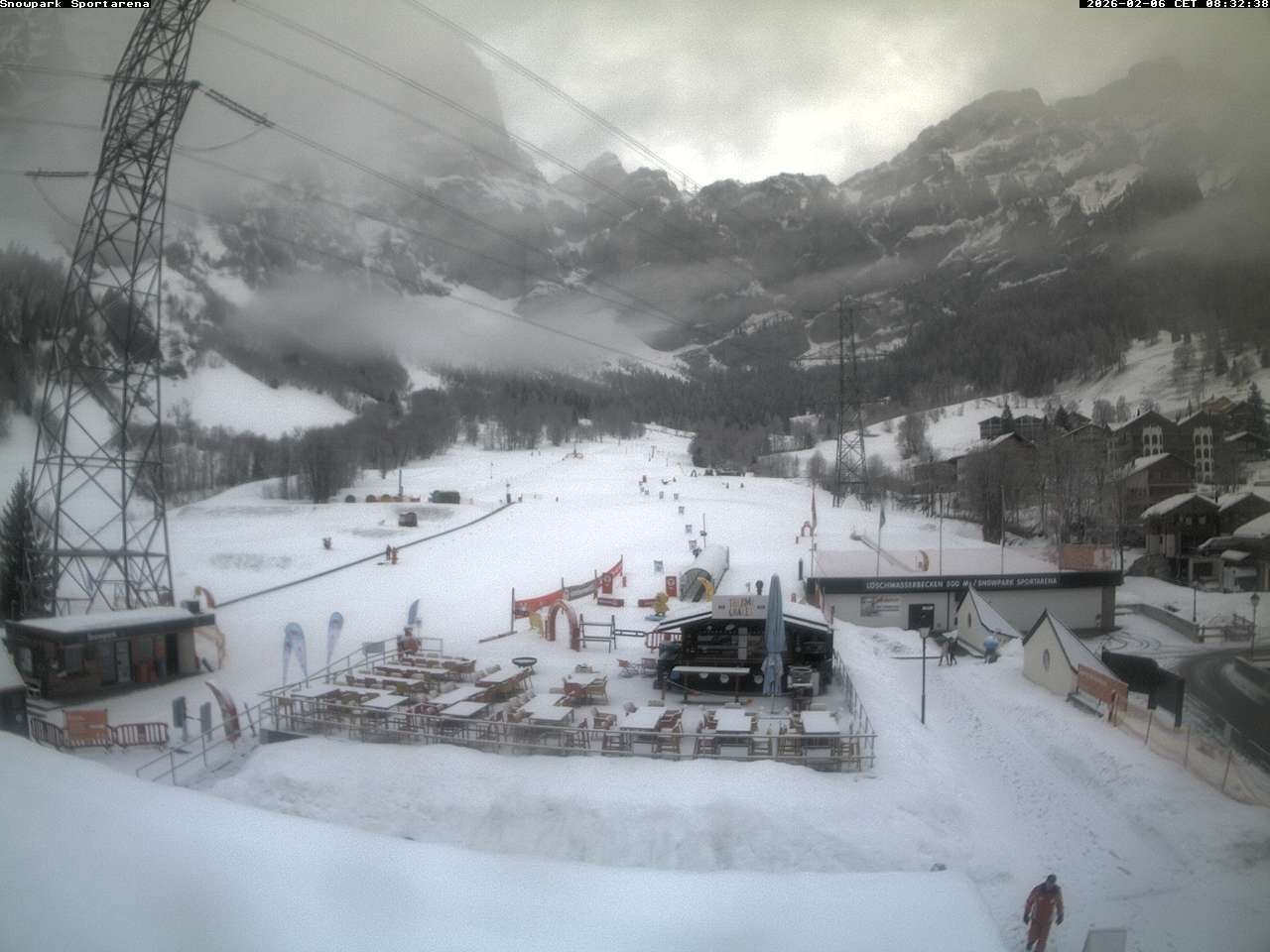 Archiv Foto Webcam Sportarena Leukerbad