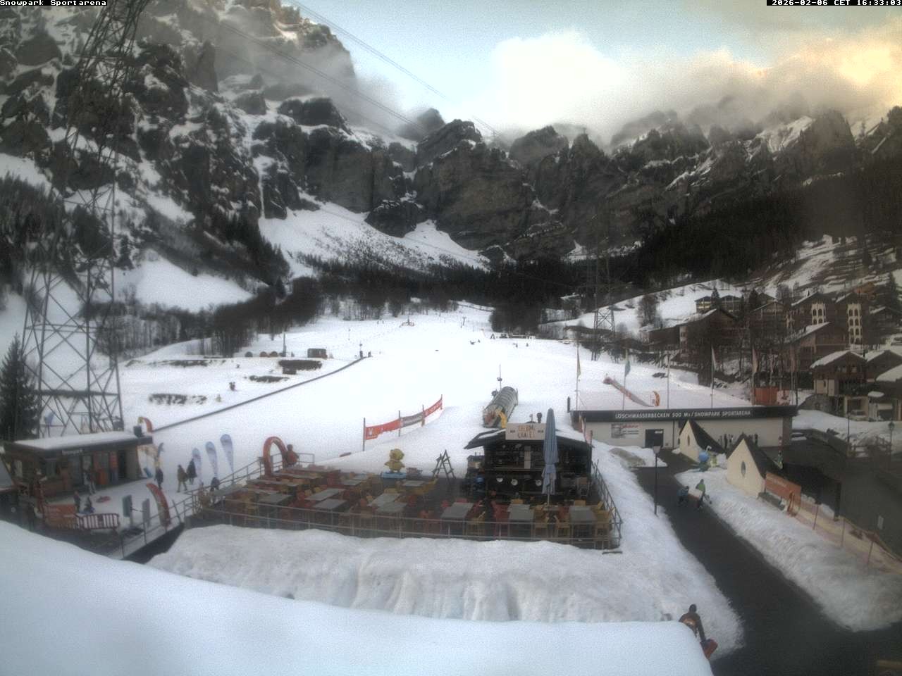 Archiv Foto Webcam Sportarena Leukerbad