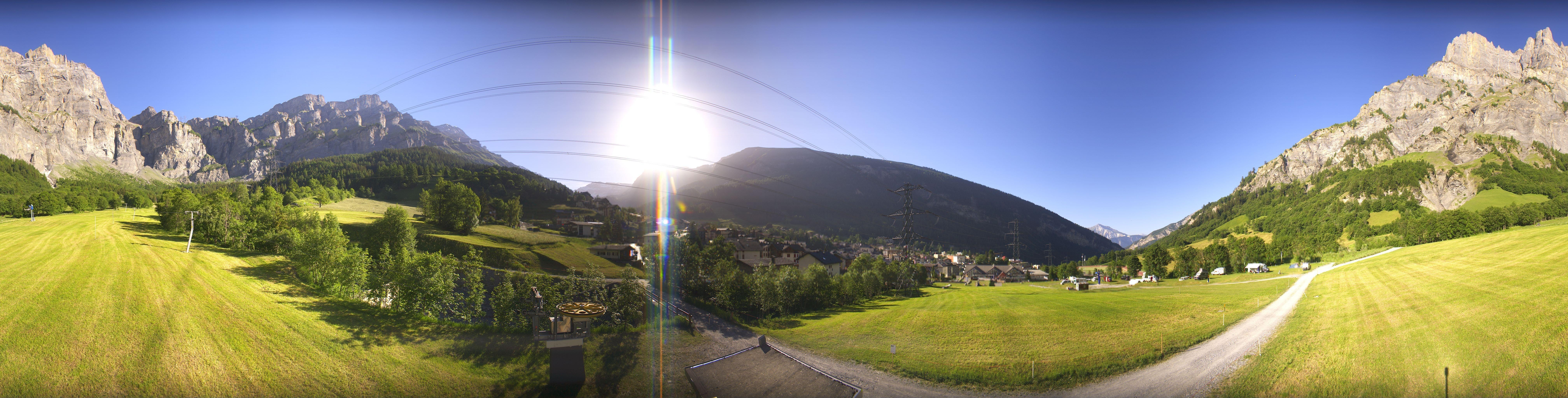 Archived image Webcam sports arena Leukerbad
