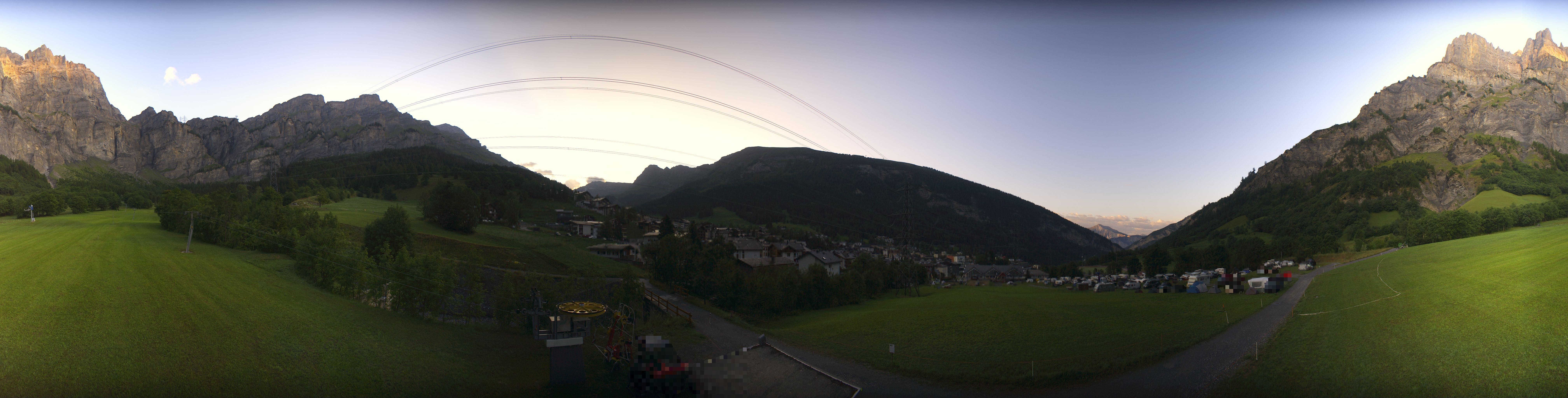 Archived image Webcam sports arena Leukerbad
