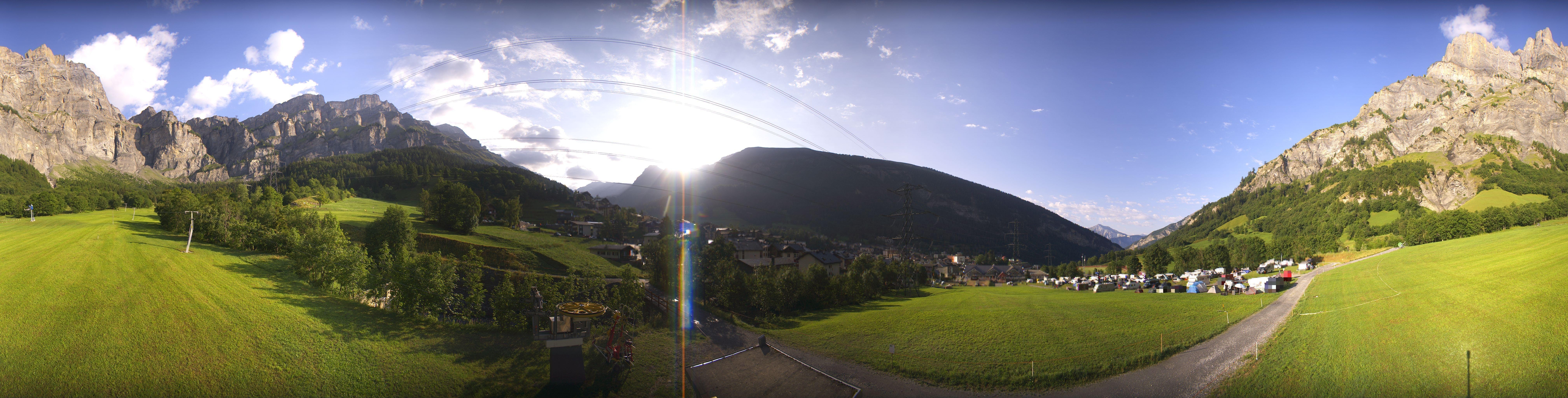 Archived image Webcam sports arena Leukerbad