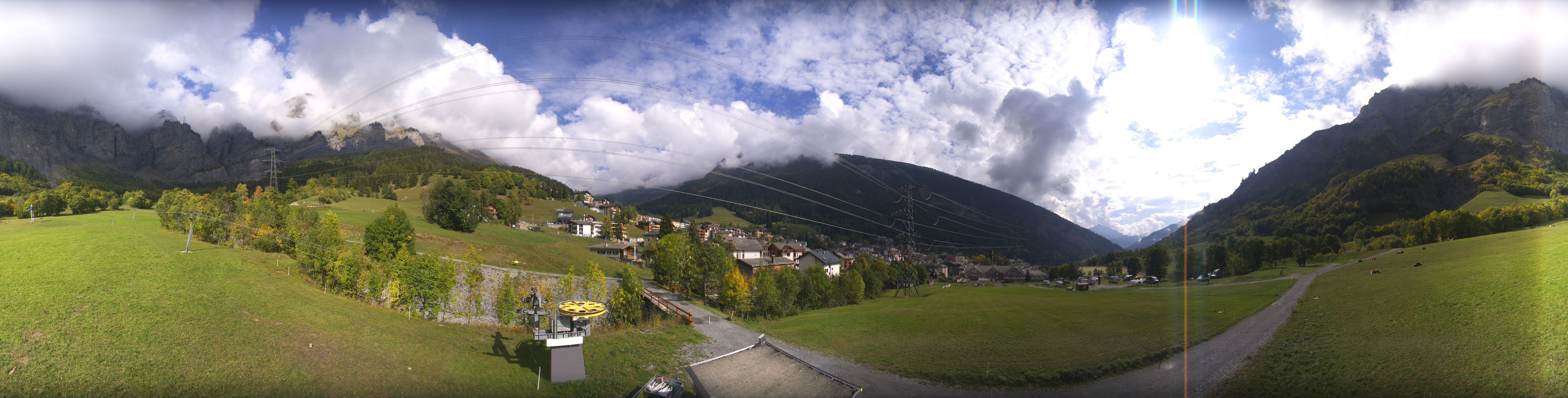 Archived image Webcam sports arena Leukerbad