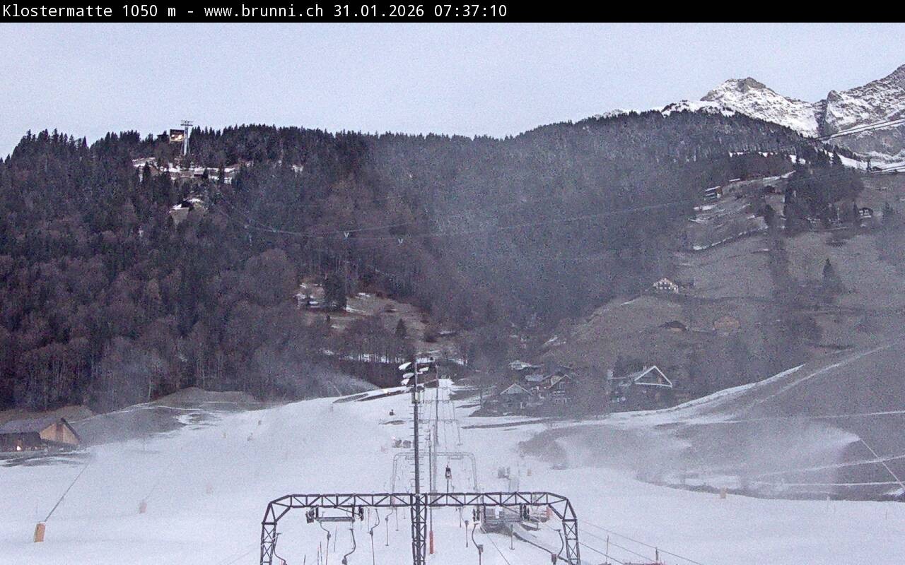 Archiv Foto Webcam Schlepplift Klostermatte in Engelberg