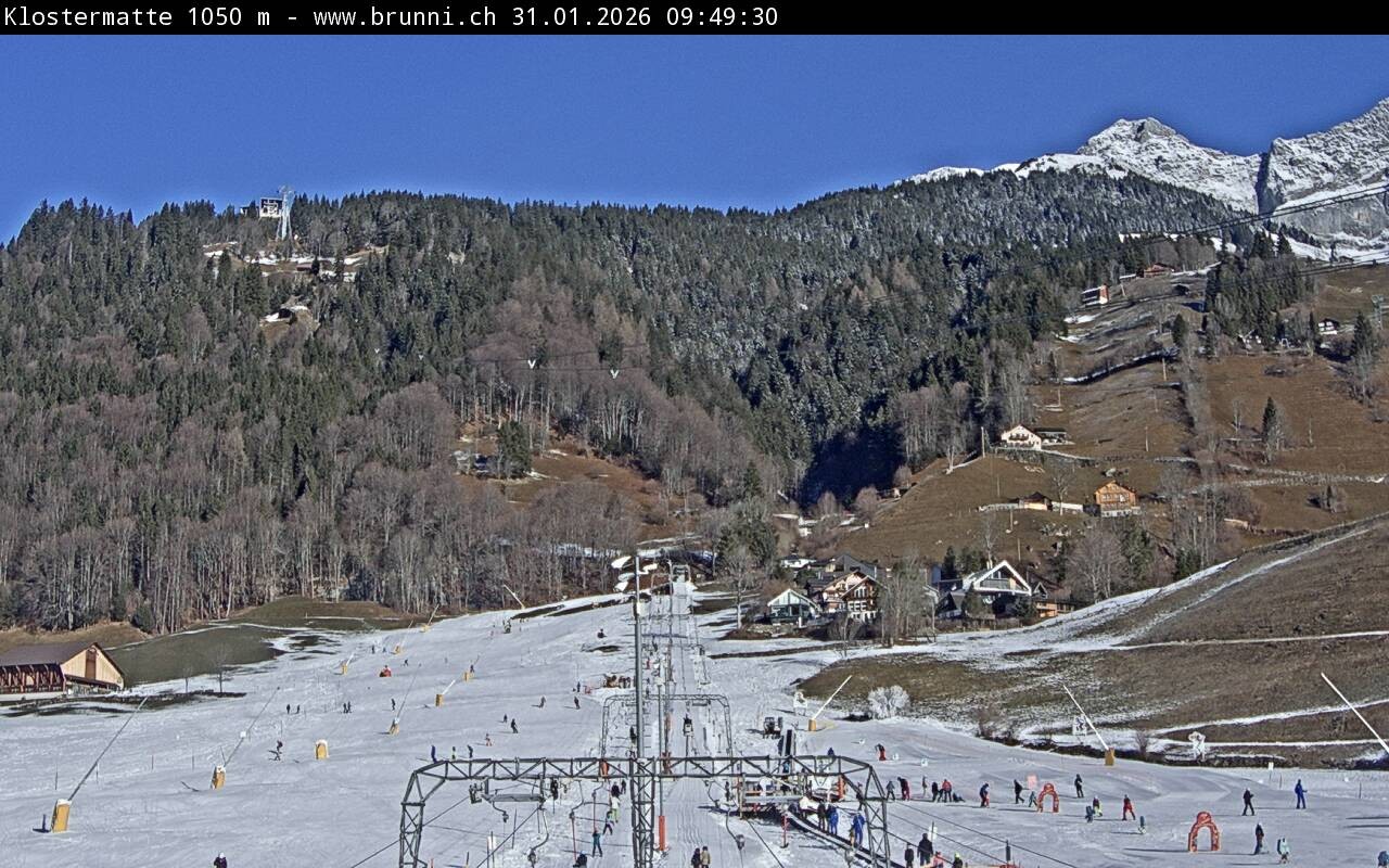 Archiv Foto Webcam Schlepplift Klostermatte in Engelberg