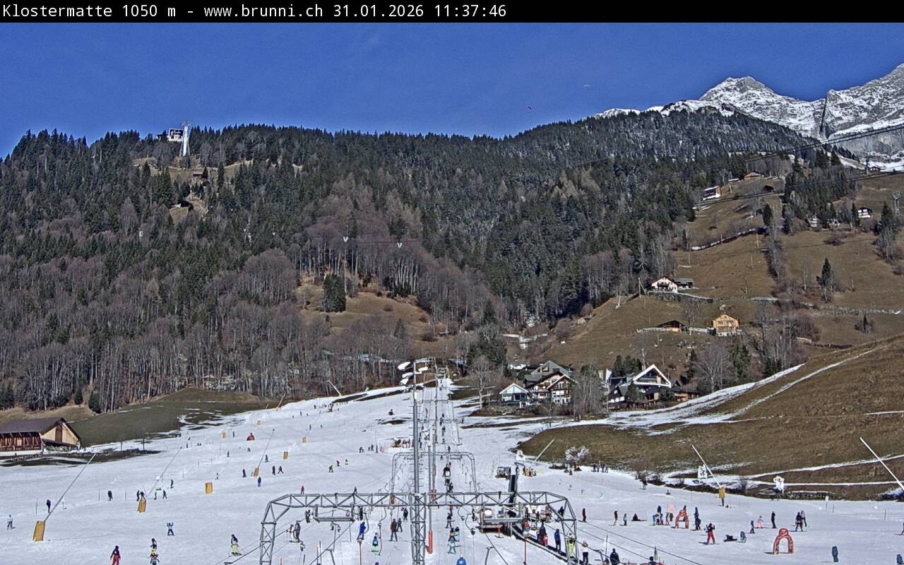 Archiv Foto Webcam Schlepplift Klostermatte in Engelberg