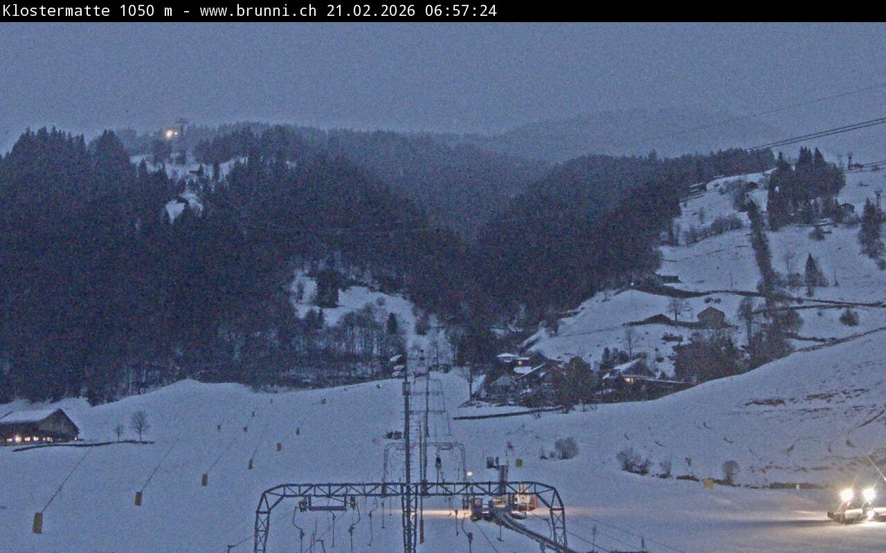 Archiv Foto Webcam Schlepplift Klostermatte in Engelberg