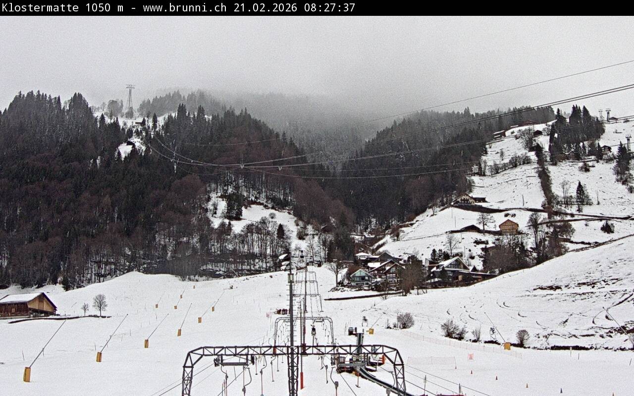 Archiv Foto Webcam Schlepplift Klostermatte in Engelberg