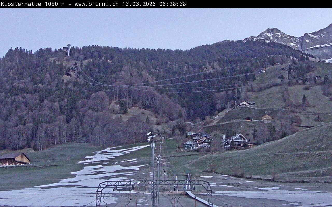 Archiv Foto Webcam Schlepplift Klostermatte in Engelberg