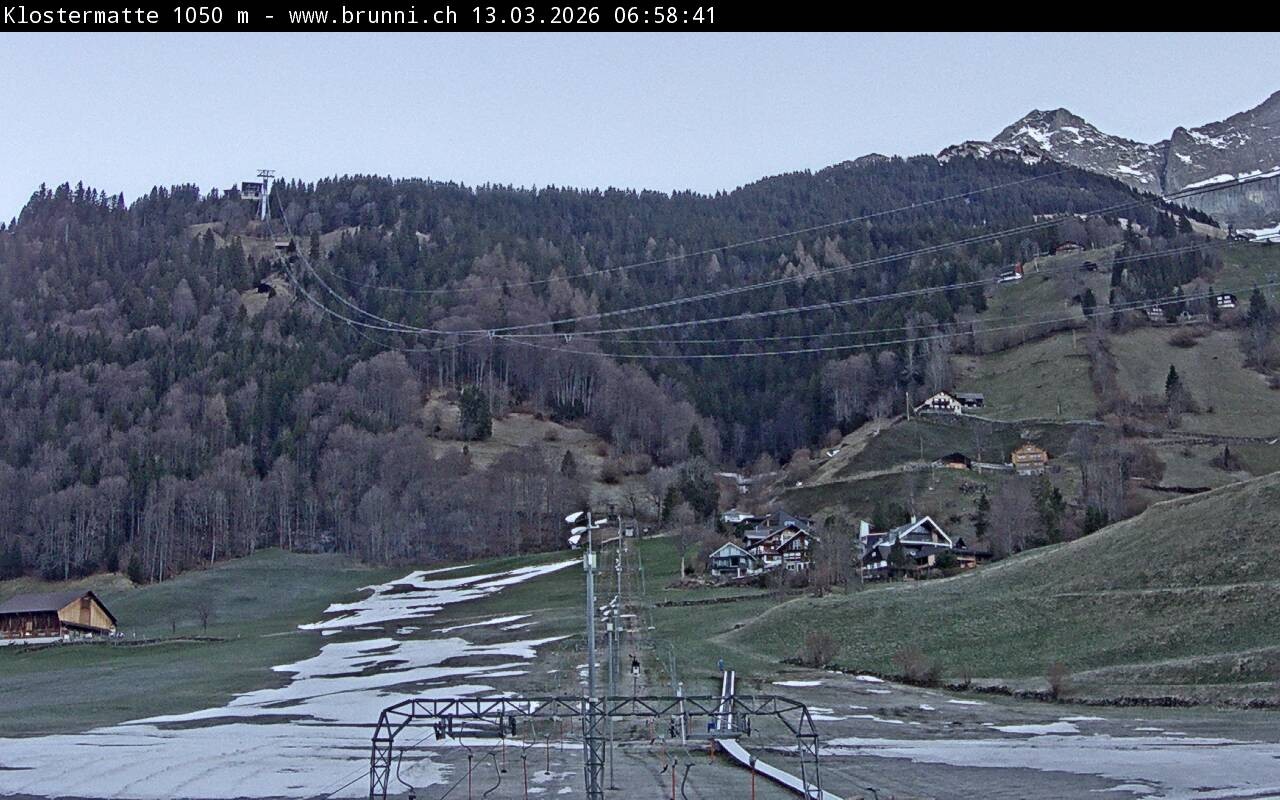 Archiv Foto Webcam Schlepplift Klostermatte in Engelberg