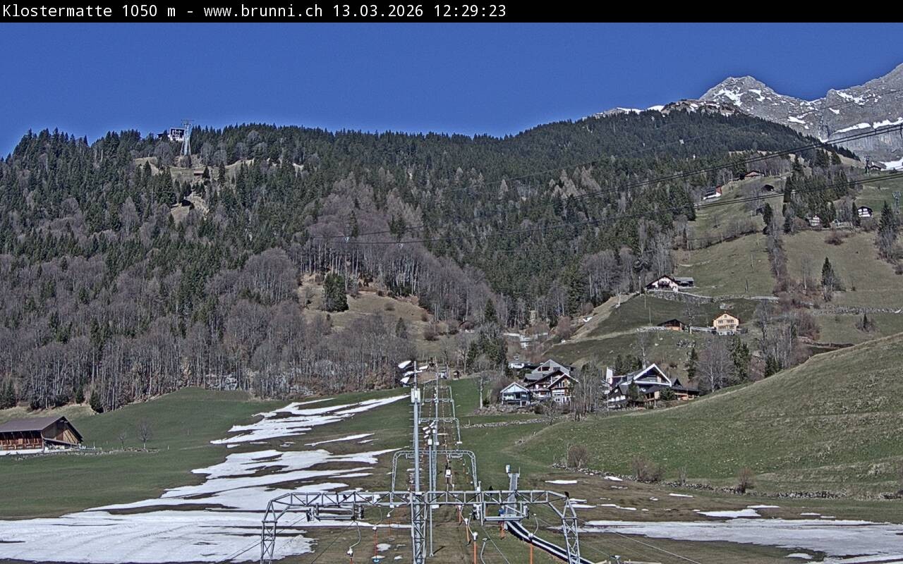 Archiv Foto Webcam Schlepplift Klostermatte in Engelberg
