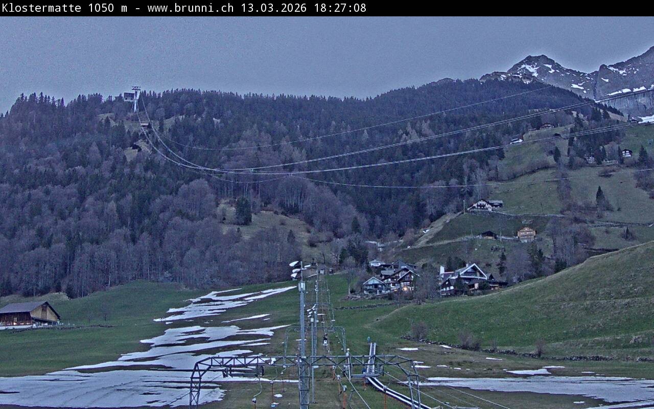Archiv Foto Webcam Schlepplift Klostermatte in Engelberg
