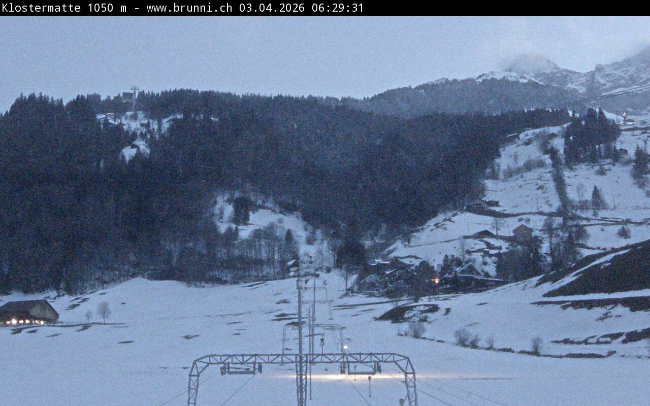 Archiv Foto Webcam Schlepplift Klostermatte in Engelberg