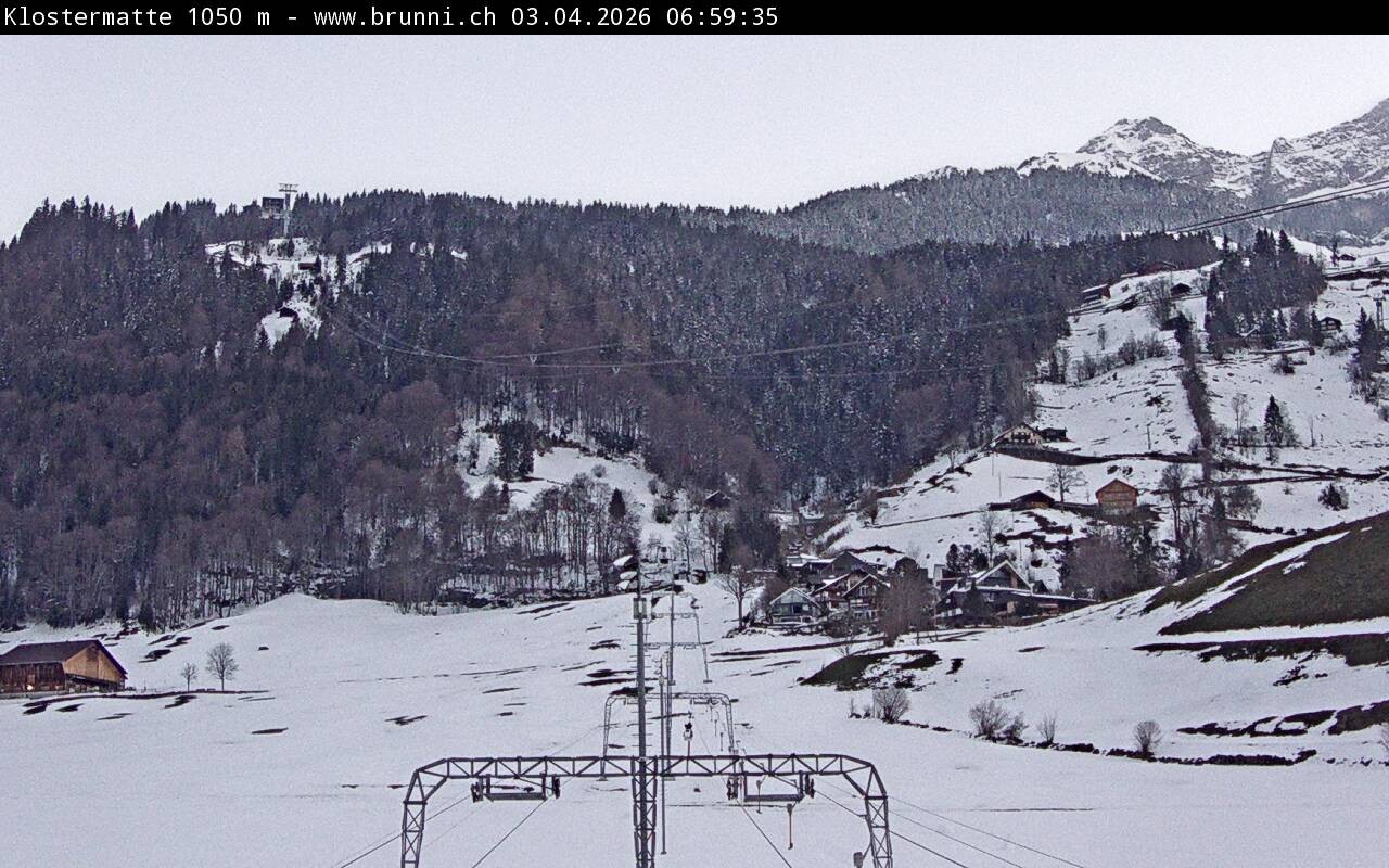 Archiv Foto Webcam Schlepplift Klostermatte in Engelberg