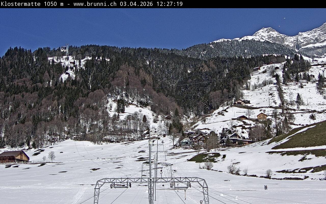 Archiv Foto Webcam Schlepplift Klostermatte in Engelberg