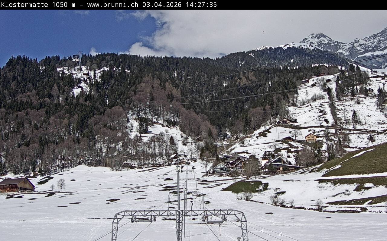 Archived image Webcam Engelberg: T-Bar Klostermatte