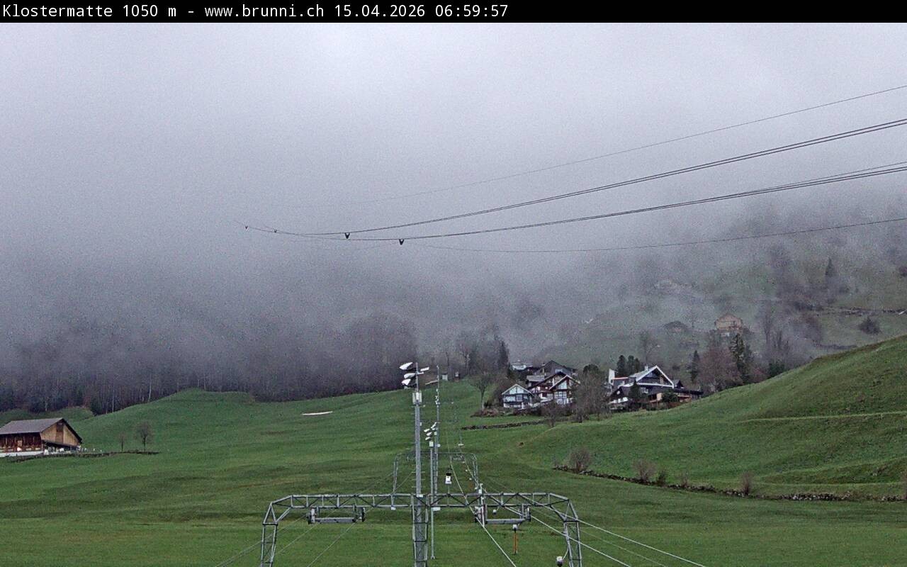 Archived image Webcam Engelberg: T-Bar Klostermatte
