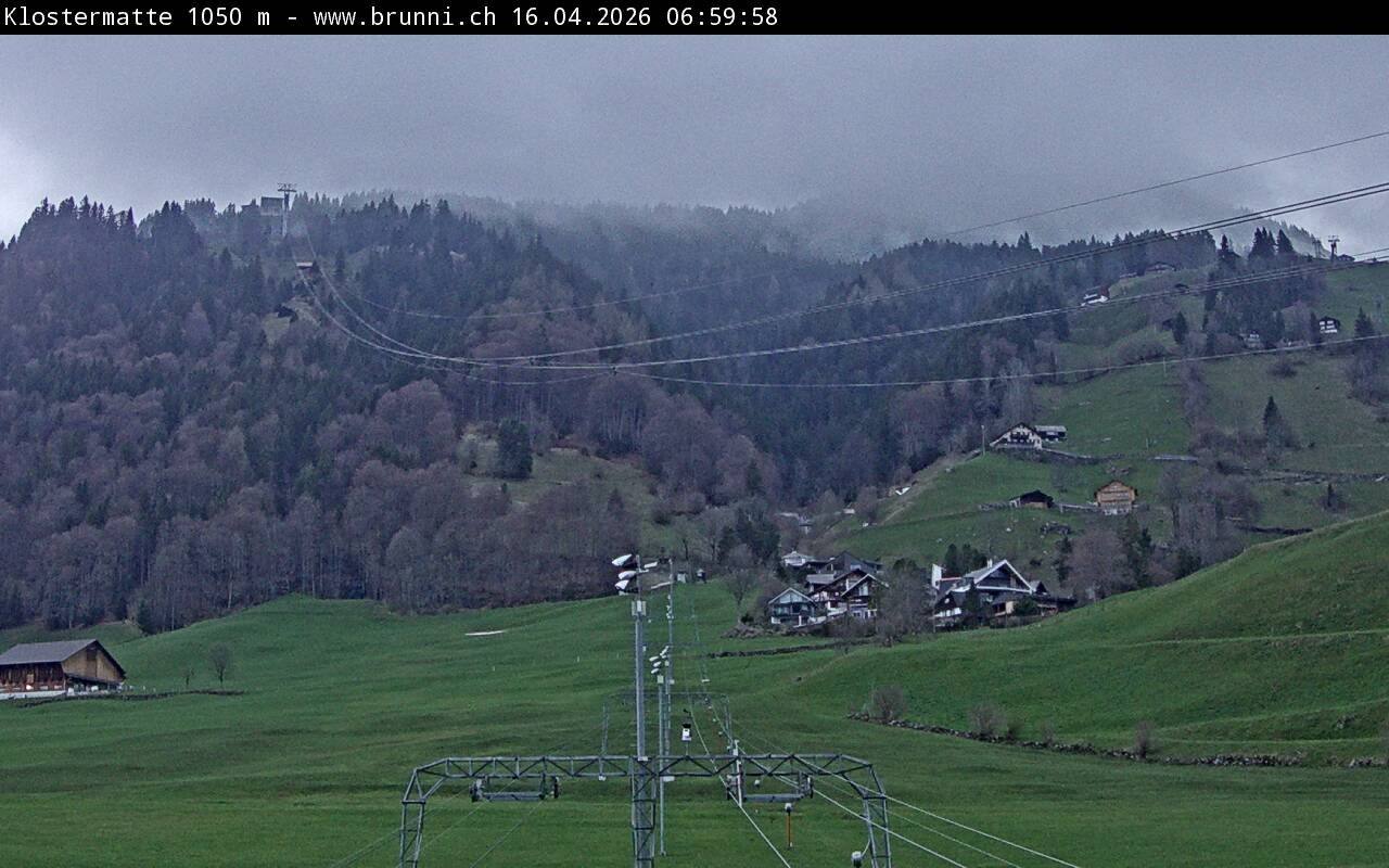 Archived image Webcam Engelberg: T-Bar Klostermatte