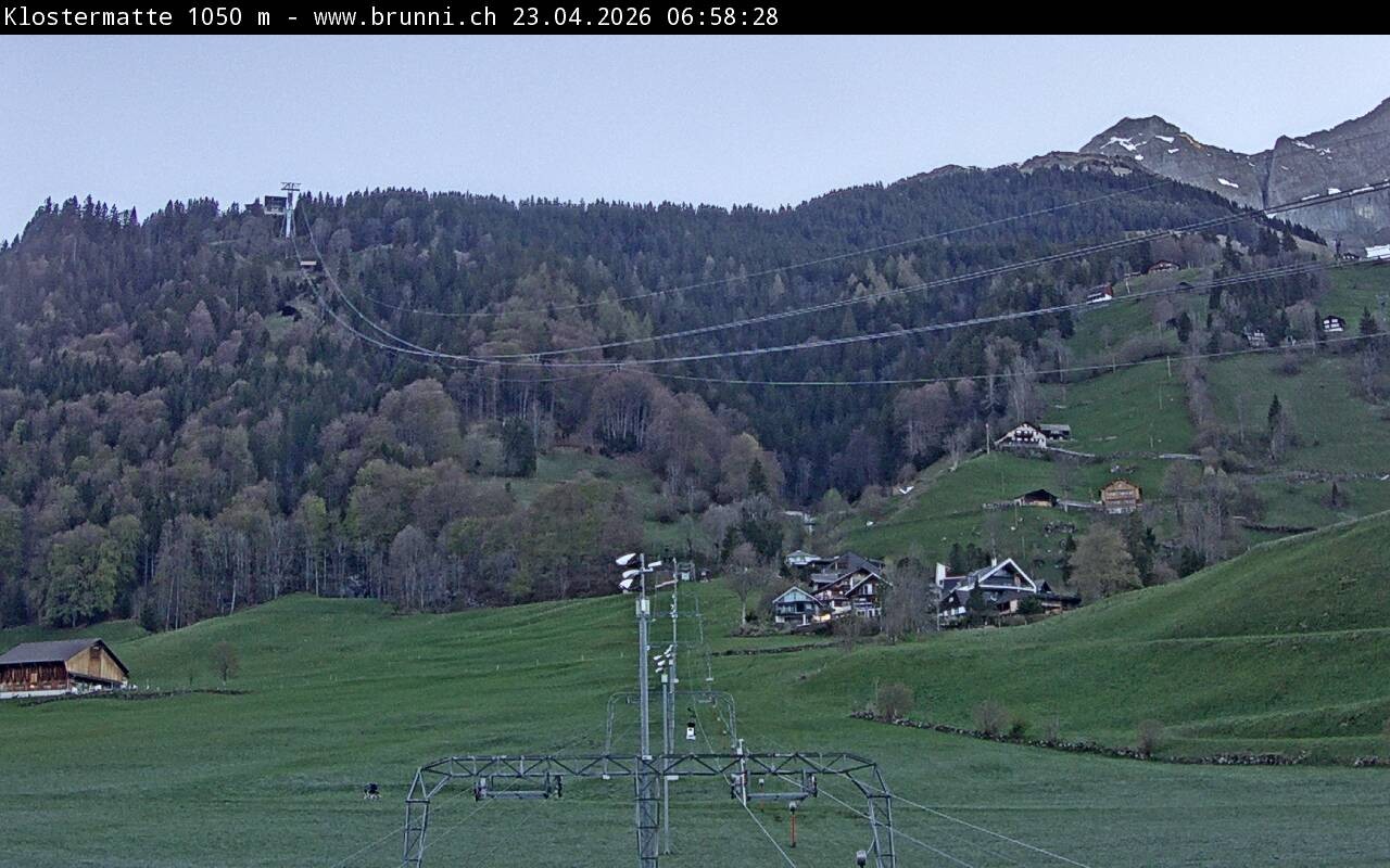Archiv Foto Webcam Schlepplift Klostermatte in Engelberg
