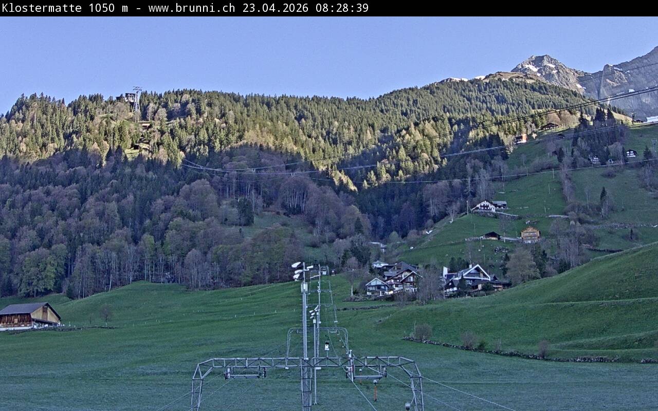 Archiv Foto Webcam Schlepplift Klostermatte in Engelberg