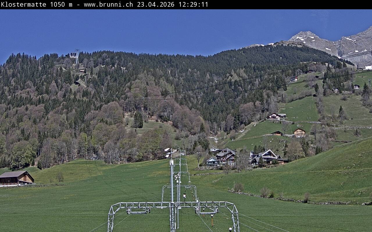 Archiv Foto Webcam Schlepplift Klostermatte in Engelberg