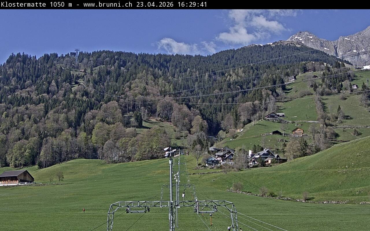 Archiv Foto Webcam Schlepplift Klostermatte in Engelberg