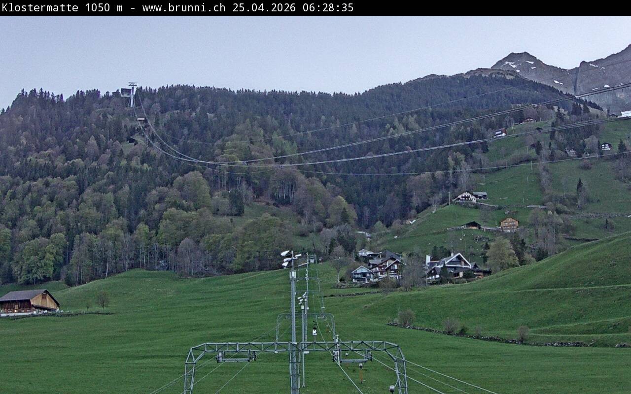 Archived image Webcam Engelberg: T-Bar Klostermatte