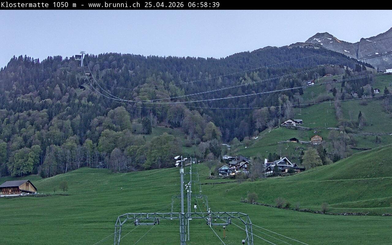 Archived image Webcam Engelberg: T-Bar Klostermatte