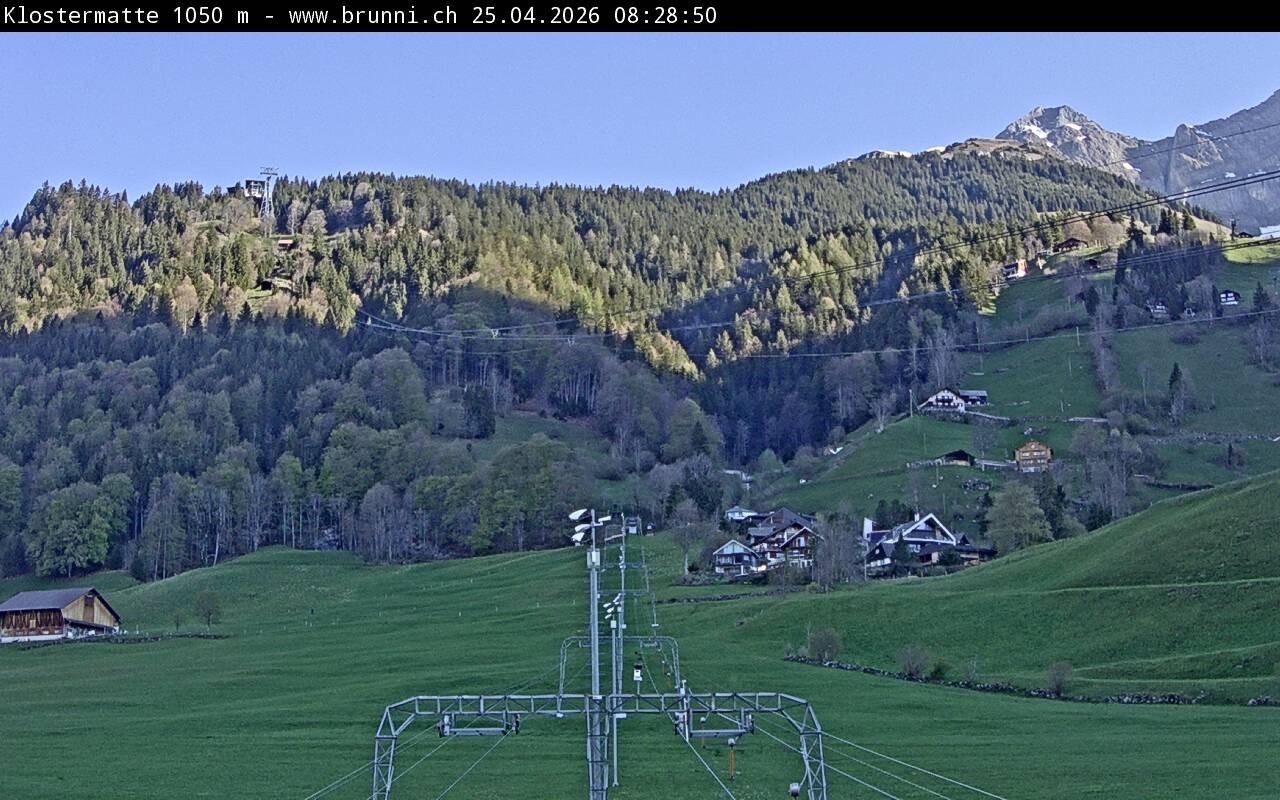 Archived image Webcam Engelberg: T-Bar Klostermatte