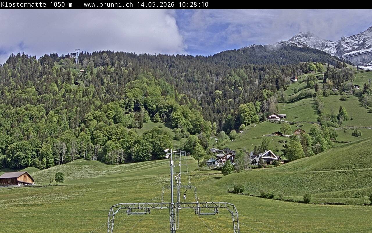 Archiv Foto Webcam Schlepplift Klostermatte in Engelberg