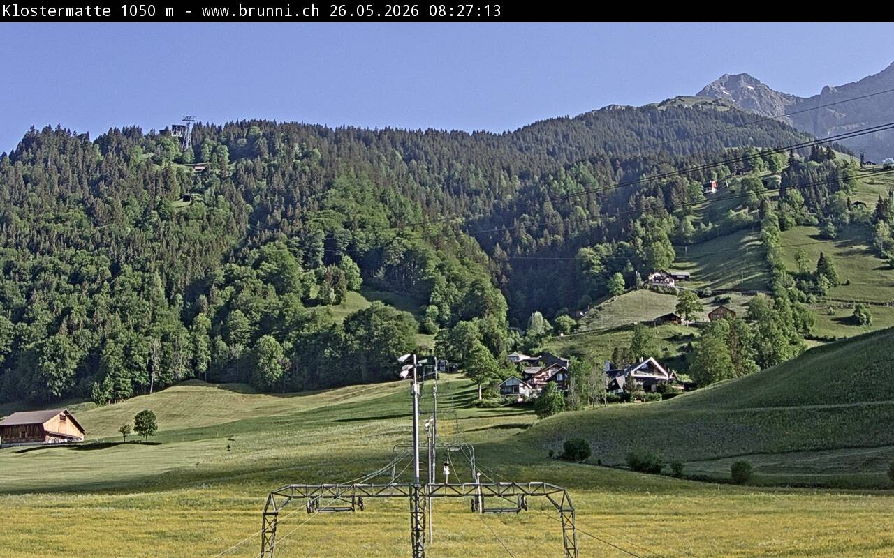 Archiv Foto Webcam Schlepplift Klostermatte in Engelberg