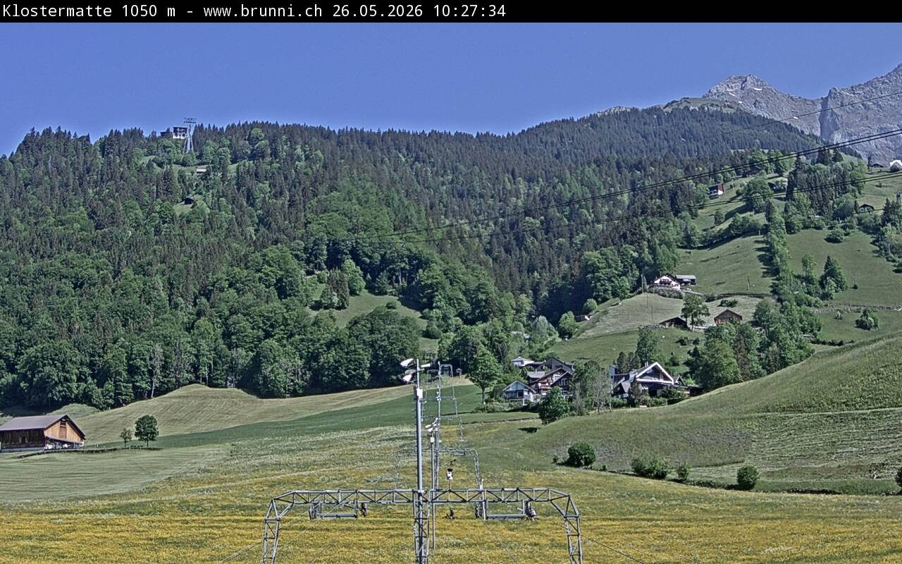 Archiv Foto Webcam Schlepplift Klostermatte in Engelberg