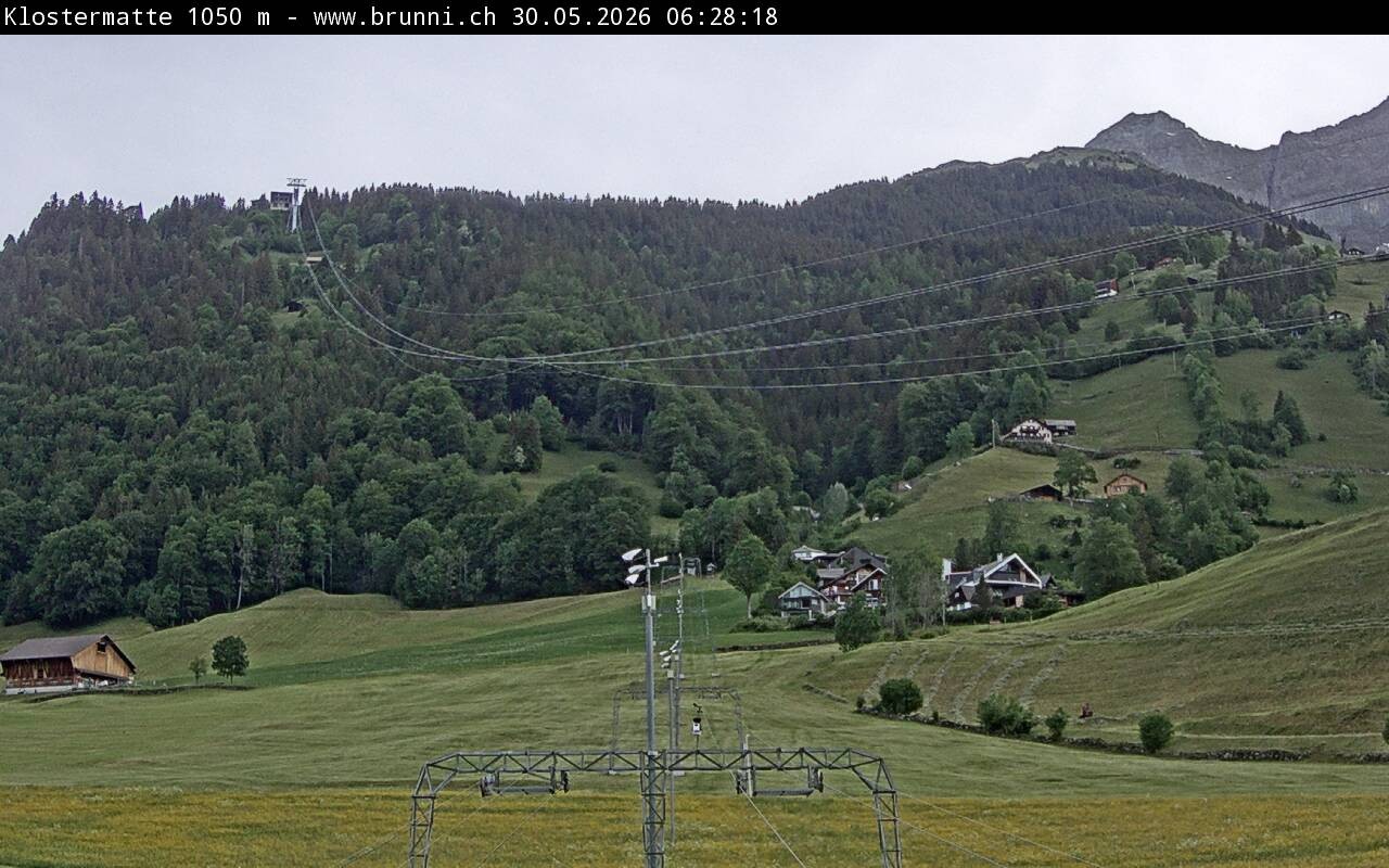 Archived image Webcam Engelberg: T-Bar Klostermatte