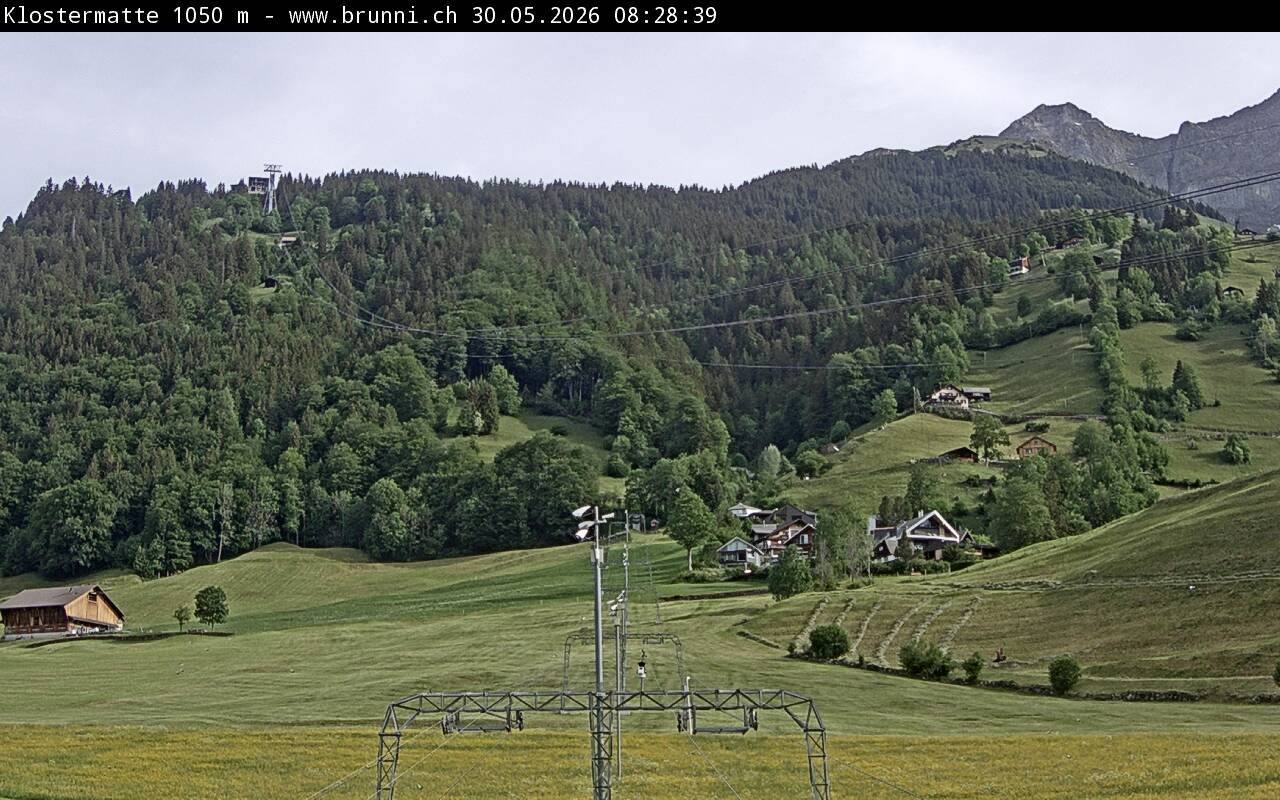 Archived image Webcam Engelberg: T-Bar Klostermatte