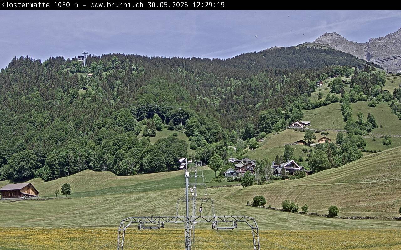 Archived image Webcam Engelberg: T-Bar Klostermatte
